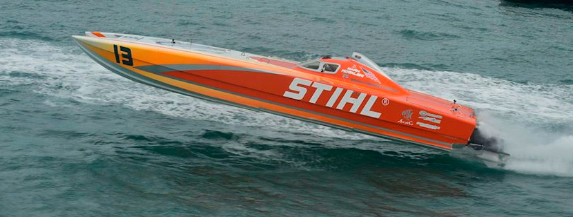 Stihl race powerboat